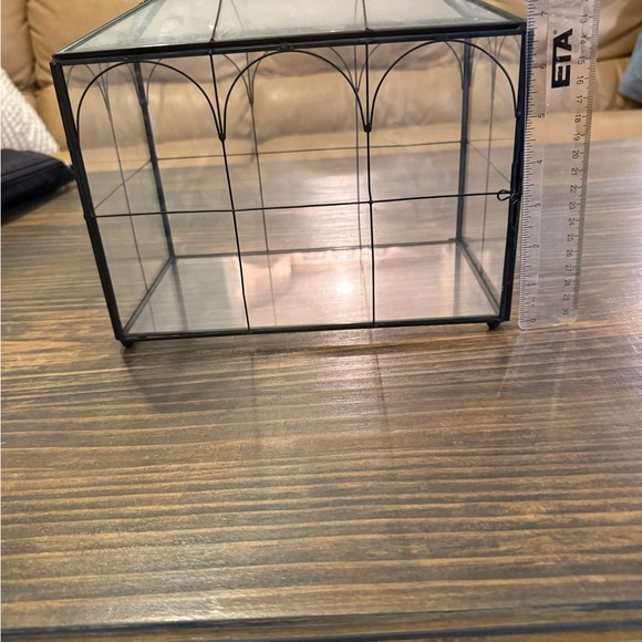 Modern Glass Card Box - Picture 3 of 3